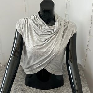 Heather Grey Cowl Neck Pullover